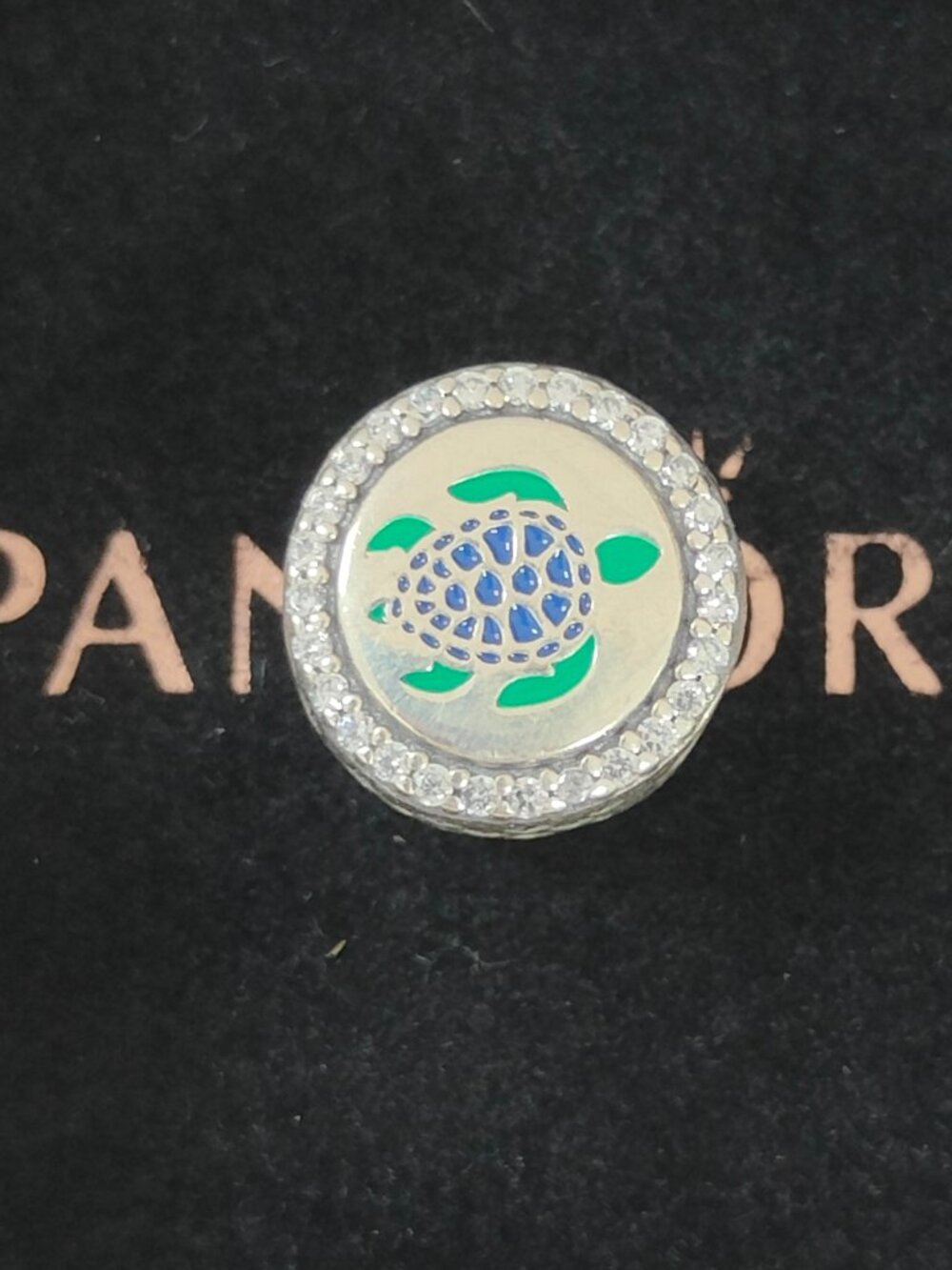 Pandora Ocean City Maryland Turtle Exclusive Bead Charm S925 Silver with box